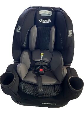 Graco 4Ever extend2fit DLX Car Seat - Black & Gray